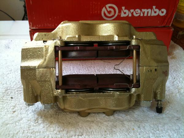 2001 Gold Tundra Caliper & OEM Pads