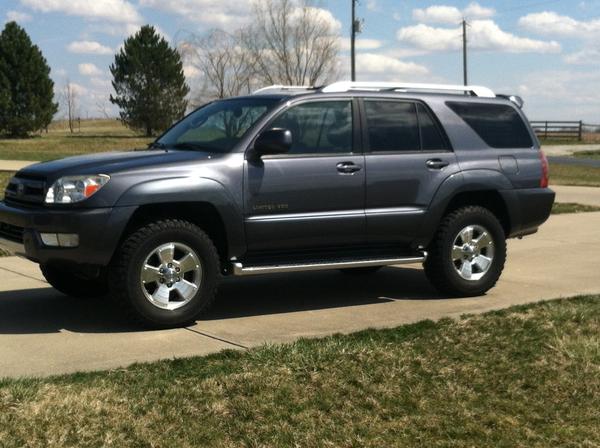 2004 Limited, leveling kit, 32" MT's
