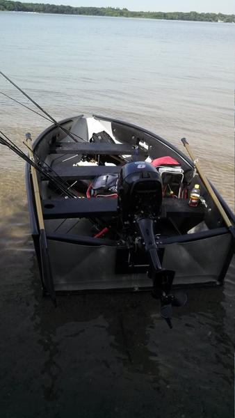 2011 Porta-Bote 10'8" (Rear)
Suzuki DF6S 4-Stroke Outboard, Short Shaft
45lb Thrust Minnkota C2 Endura Trolling Motor
