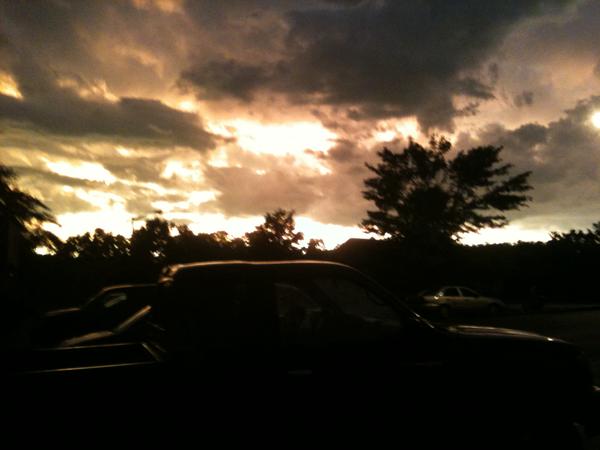 2013, bada$$ sunset over my buddy's 99 Taco