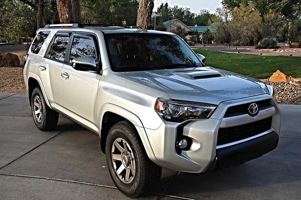 2014 Toyota 4Runner with Tint Window Visors Vinyl Wrap