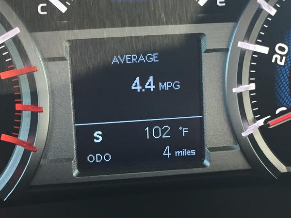 2015 08 05 -- He had 4 miles on him when I picked him up at the dealer
