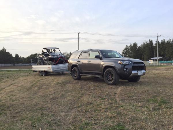 2016 4runner TE w/ 2014 polaris RZR1000