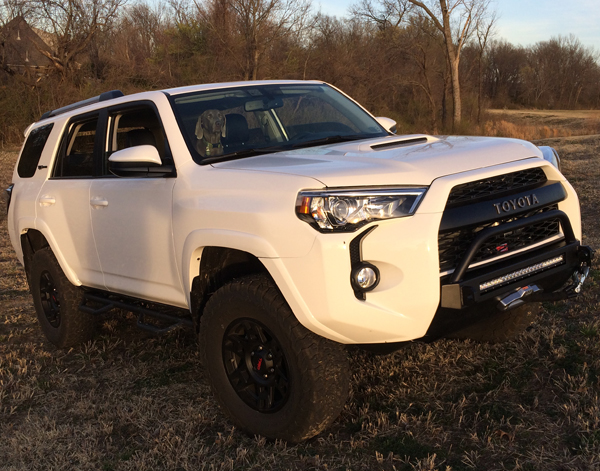 2016 TRD Pro, NFab Step Bars, ToyTec 3" Lift, BFG KO2s 285/70R-17, Southern Style Speed Slimline Hybrid Front Bumper, Warn Zeon 8-S Winch