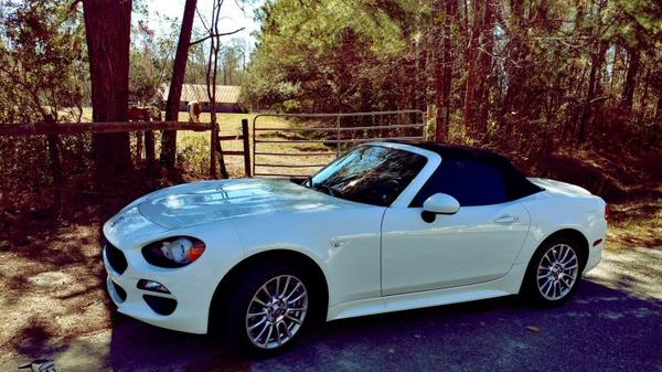 2017 124 Spider Bought 5/17 A great addition to the garage for short runs and 39MPG freeway is nice as well.