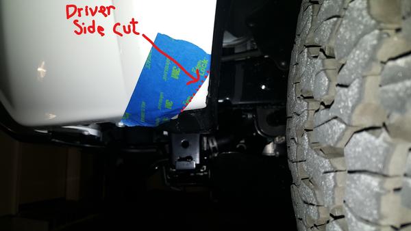 20170105 Driver side fender cut