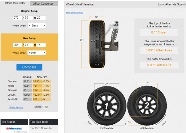 2019 02 25 12 51 29 Wheel Offset Calculator