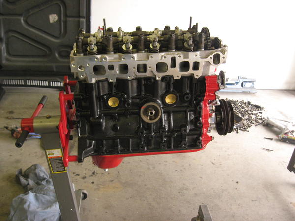 22re stroker being put together