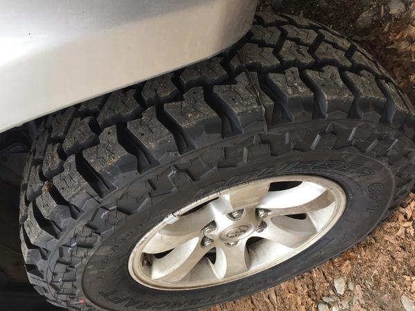 255-80-17 (33.1-10-17) Mastercraft Courser CXT made by Cooper Tire. They also make Dick Cepek and Mickey Thompson tires.