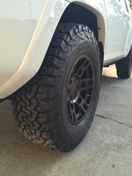 285/70/17 BFG's On FN Pro Wheels & Stock Suspension