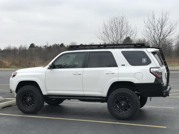 285/75r17 Falken Wildpeak A/T3W's fill out the wheel wells a little better than the 285/70 G2's