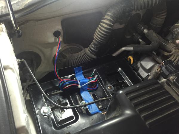 2nd Battery tray and controller wiring