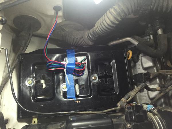 2nd Battery tray and controller wiring