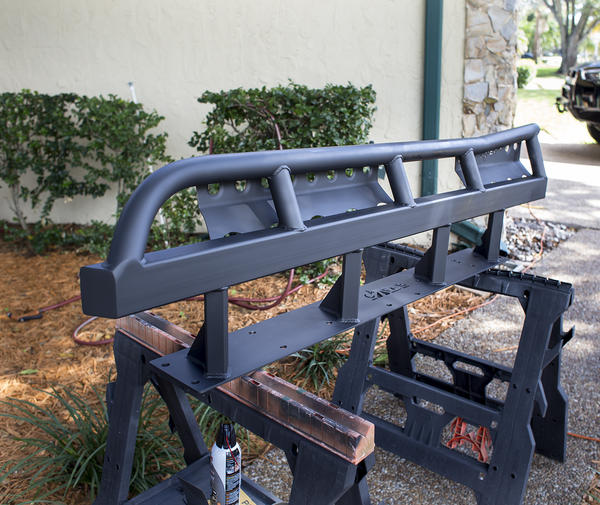 2nd primer coat drying on our new C4 Fab Rock Sliders