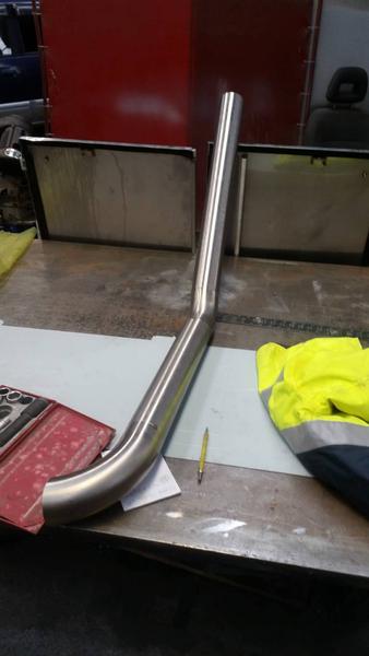 3/2 inch 316 stainless steel snorkle i made