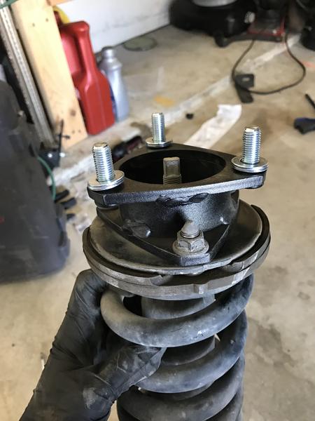 3 inch steel spacer coated from fatbobsgarage.com. These guys are so amazing