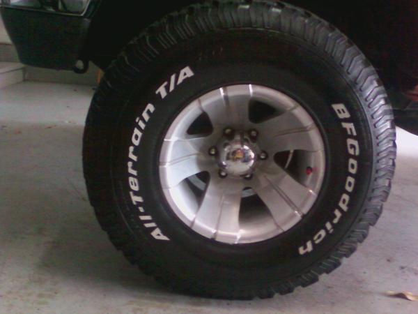 35x12.5 BF Goodrich A/t's