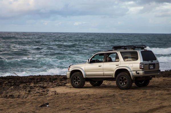3rd Gen Toyota 4Runner with 17x8" Konig Six Shooter wheels from FN Wheels.
