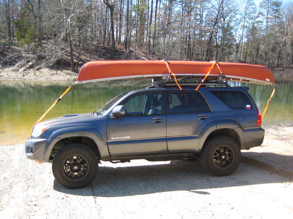 40 something year old canoe on top