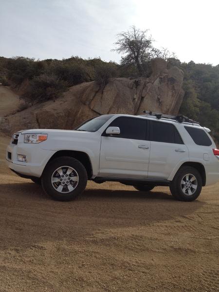 4peaks. First trip after installing sliders and front skid.