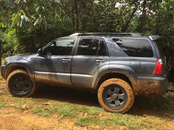 4runner 2007 - 2WD - suspension kit 3" 2", hankook dynapro at 285/70R17