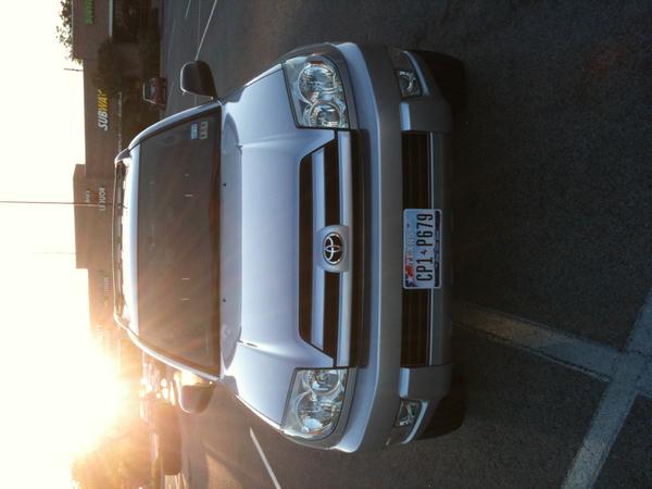 4Runner and the sunset