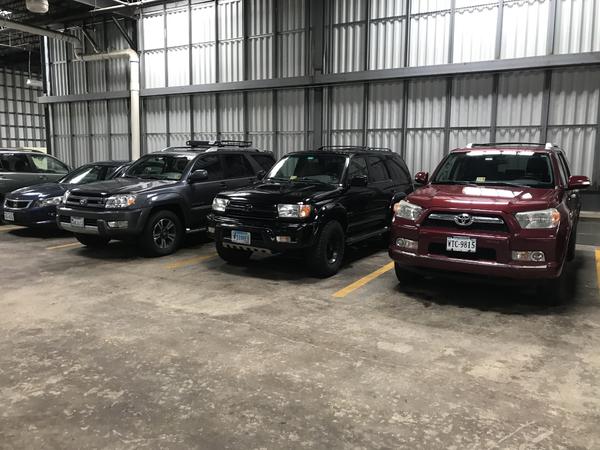 4Runner row at work.