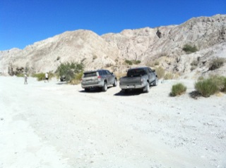 4Runner & Tacoma out in Anza Borrego Mud Caves (Sept 2010)