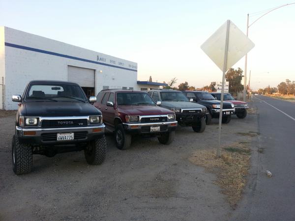4Runners in a row