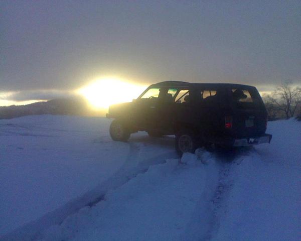 4ruuner in snow