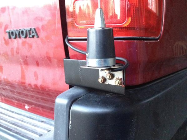 5/8 wave 2m whip antenna mount.