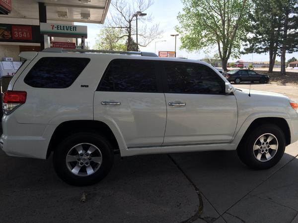 5% limo tint all around