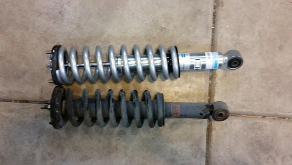 5100's with Eibach coils vs stock.