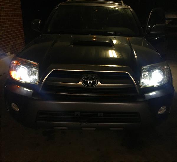 6k LEDs installed in the low beams