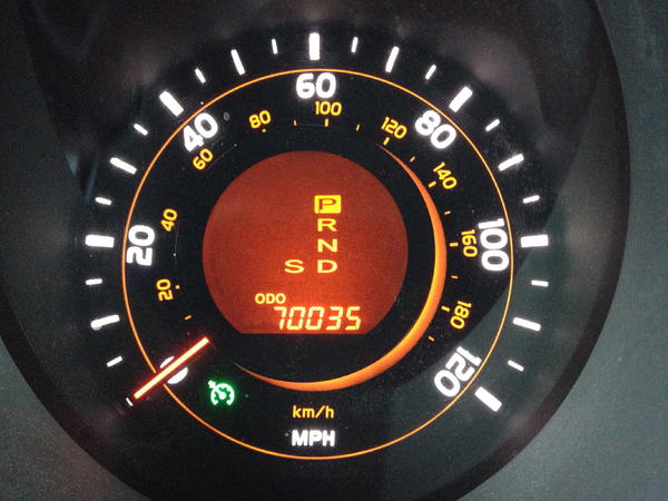70,000 miles!