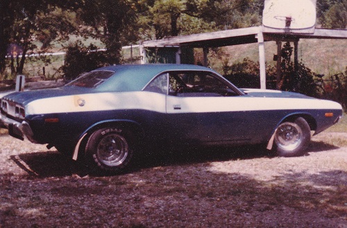 '73 Challenger--my third car.  This was one of those that I lusted after for some time, seeing it around town many times before finally getting hold o