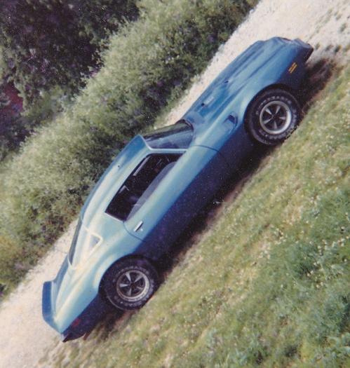 '75 Trans Am, my second car (high school hotrod).  This was the classic "one that got away", the car I should've kept--excellent car, with 400 V8, bou