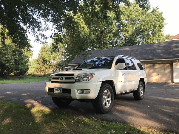8/26/20 before: stock XREAS & 265/70/17 GG ATXs