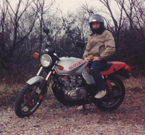 '82 550 Suzuki Katana, my second new motorcycle (first was a Honda 500 Ascot).