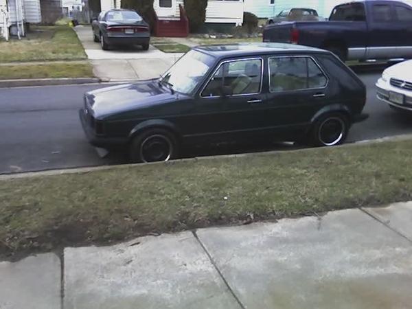 83 VW Rabbit with XFlo engine swap and side dump exhaust.  SO FUN!!!!