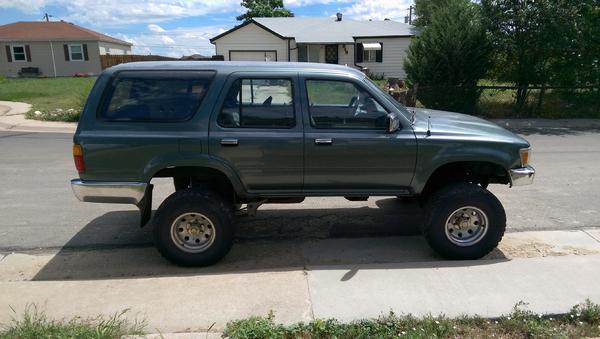 90 T4R, Picked it up at a great price needing a transmission. Took two weekends of work, but I managed to swap the tranny and it works great. Big plan
