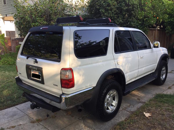 97 4Runner SR5 4x4, all stock, stick shift, and in restoration.