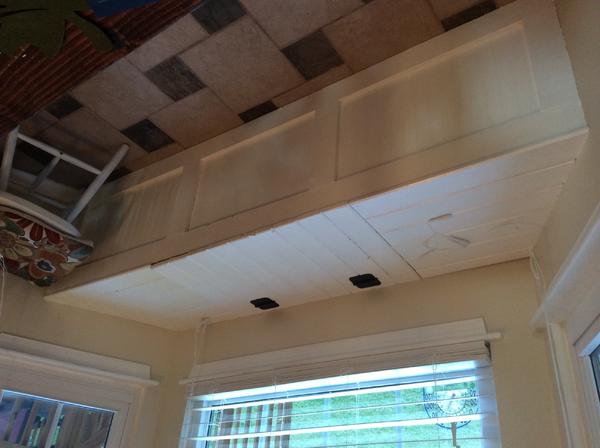 A bench I built in my bay window, sorry it's upside down, not sure how to fix it