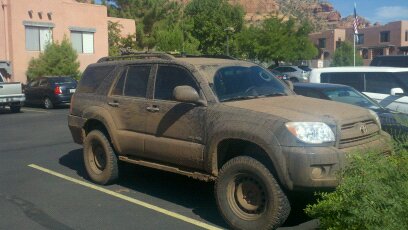 a little AZ monsoon gave us some mud puddles!