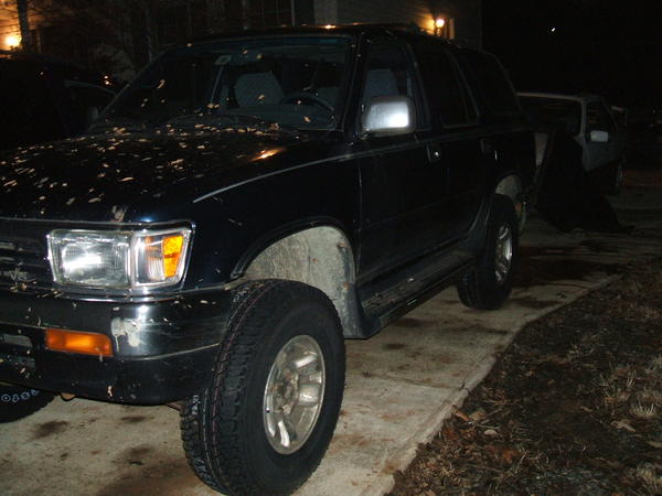 a little bit of mud and a lot of rust