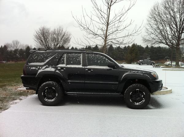 a little snow...