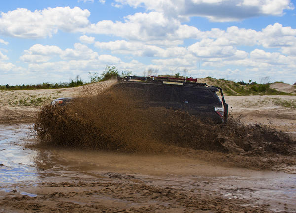A little splashing and a little sludging