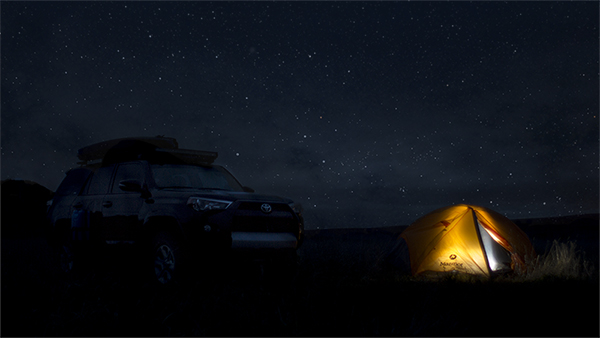 A shot from a nightlapse we took in the badlands