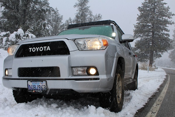 A snow day recently close to Frazier Park, CA