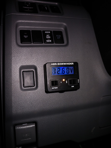 ABR-Sidewinder Battery Monitor & Battery Linking Switch